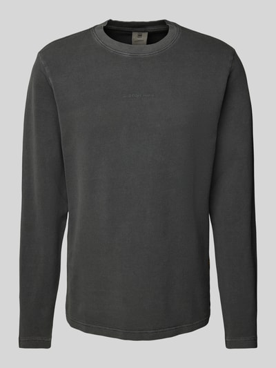 G-Star Raw Sweatshirt mit Label-Print Black 2