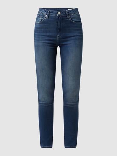 s.Oliver RED LABEL Jeansy z wysokim stanem o kroju skinny fit z dodatkiem streczu  Niebieski 2