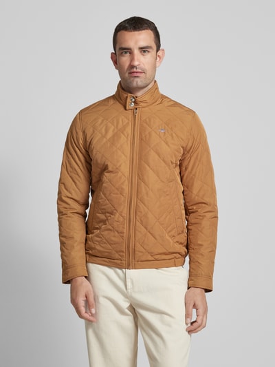 Gant Gewatteerd jack met opstaande kraag, model 'WINDCHEATER' Beige - 4