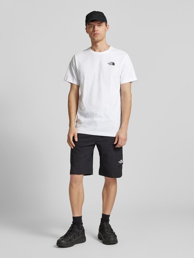 The North Face T-Shirt mit Label-Print Weiss 1