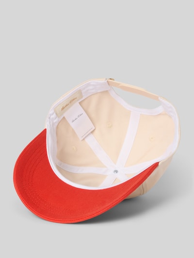 ANOTHER COTTON LAB Basecap mit Label-Stitching Weiss 2