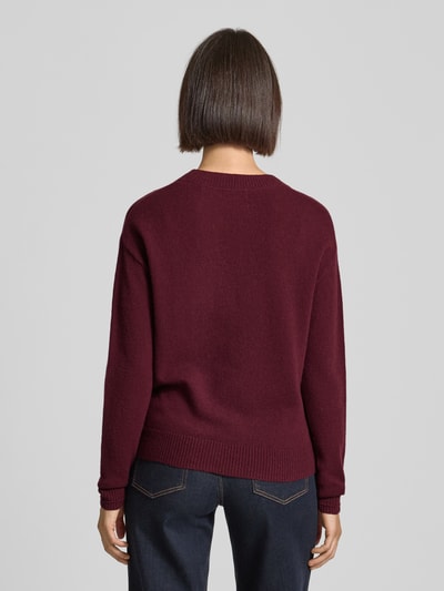 Christian Berg Woman Sweter wełniany z okrągłym dekoltem Bordowy 5