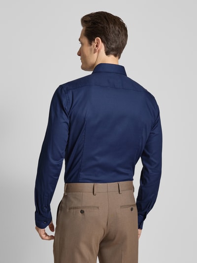 BOSS Slim Fit Business-Hemd mit Kentkragen Modell 'Hank' Marine 5