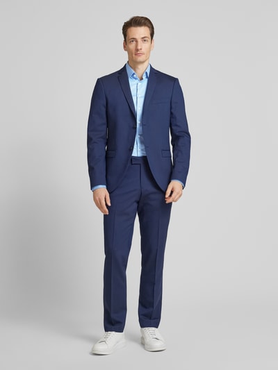 CK Calvin Klein Slim Fit Business-Hemd mit Kentkragen Modell 'Bari' Bleu 1