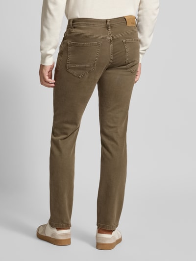 MCNEAL Slim Fit Jeans im 5-Pocket-Design Schlamm 5