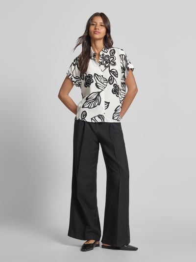 JAKE*S STUDIO WOMAN Relaxed Fit Bluse mit Kappärmeln Offwhite 1
