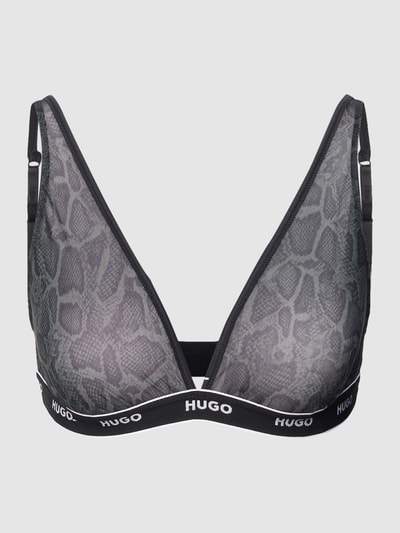 HUGO Bustier met logo in band Zwart - 2