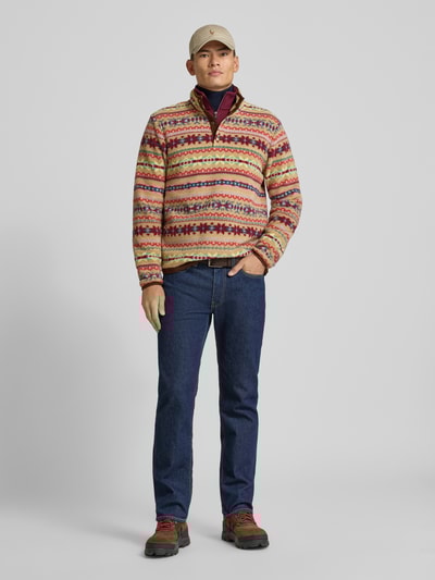 Polo Ralph Lauren Sweatshirt met opstaande kraag Camel - 1