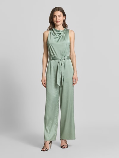 COMMA Jumpsuit aus Satin im ärmellosen Design Mint 4