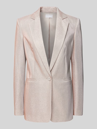 Jake*s Cocktail Blazer mit Leistentaschen Metallic Beige Melange 2