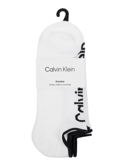 CK Calvin Klein Sneakersokken in set van 3 Wit - 2