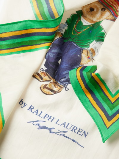 Polo Ralph Lauren Sjaal met paisleymotief, model 'BEARDAN' Offwhite - 2