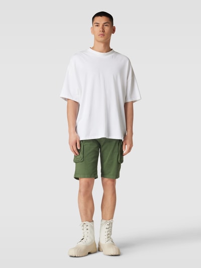 Alpha Industries Bermuda met cargozakken, model 'CREW' Groen - 1