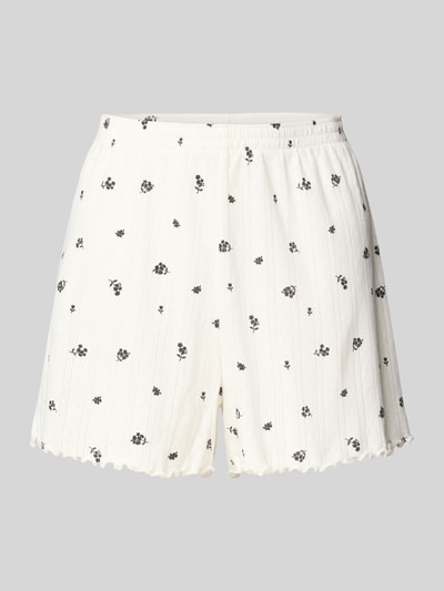 Jake*s Casual Pyjama-Hose mit elastischem Bund Offwhite 1