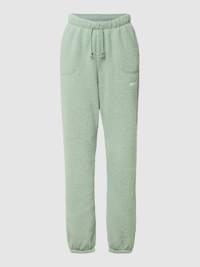 NIKE TRAINING Sweatpants met imitatiebont Mintgroen - 2