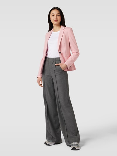 Jake*s Collection Blazer mit unifarbenem Design und Zweiwege-Reißverschluss Rosa 1