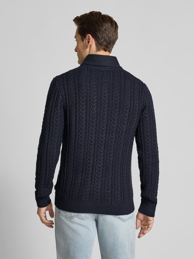 Jack & Jones Premium Gebreide pullover met opstaande kraag Marineblauw - 5