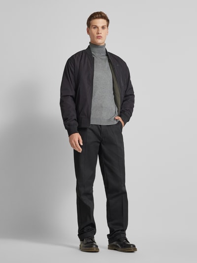 Only & Sons Rollkragenpullover mit Label-Applikation Modell 'WYLER' Hellgrau Melange 1