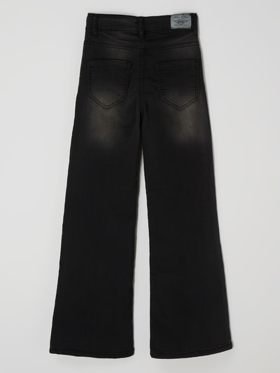 Blue Effect Wide leg jeans met stretch Zwart - 3