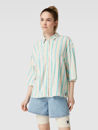 Get Up the Movie x P&C* Blouse met stolpplooi - Get up the Movie x P&C Turquoise - 4