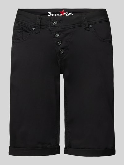 Buena Vista Bermudas mit Knopfverschluss Modell 'Malibu' Black 2