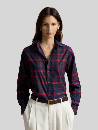 Polo Ralph Lauren Regular Fit Hemdbluse mit Logo-Stitching Rot 4