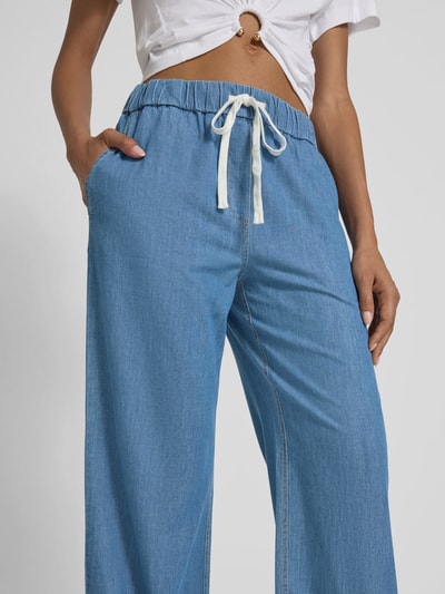 Juvia Stoffhose in Denim-Optik Jeansblau 3