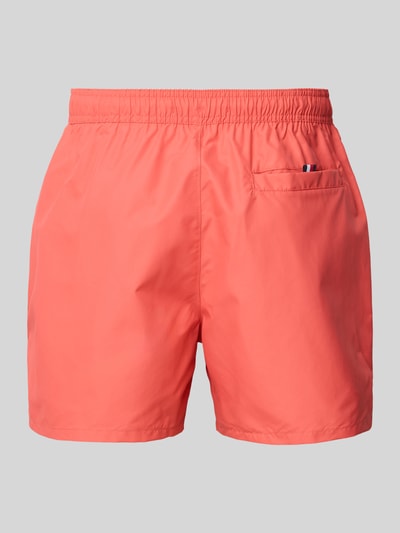 Tommy Hilfiger Regular Fit Badeshorts mit Tunnelzug Koralle 3