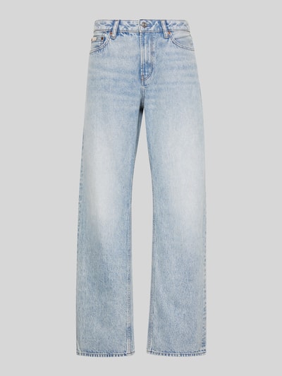 Calvin Klein Jeans Jeansy o kroju straight fit z czystej bawełny Jasnoniebieski 2