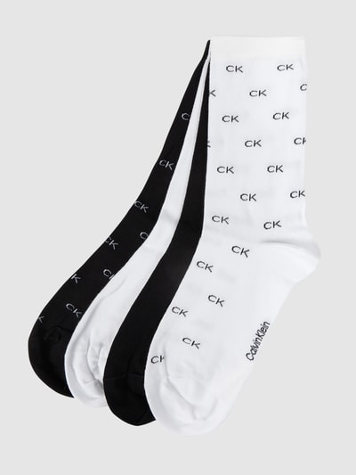 CK Calvin Klein Socken im 4er-Pack Black 1