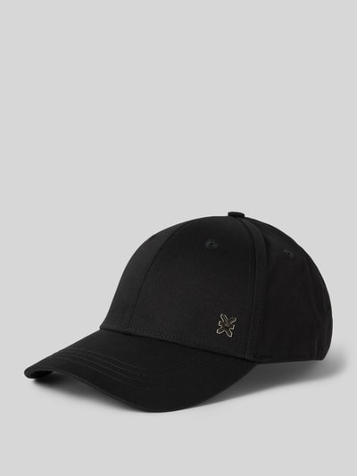 Karo Kauer Basecap mit Label-Patch Black 1