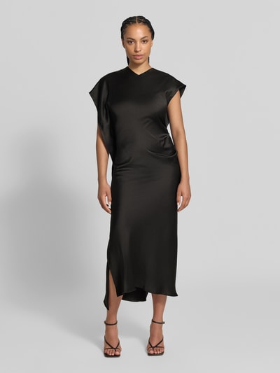 Victoria Beckham Abendkleid mit asymmetrischem Saum Victoria Black 4