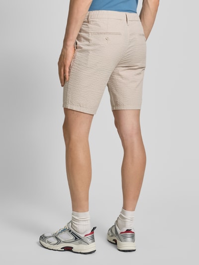 Only & Sons Regular Fit Shorts mit Strukturmuster Modell 'LEO LIFE' Beige 5