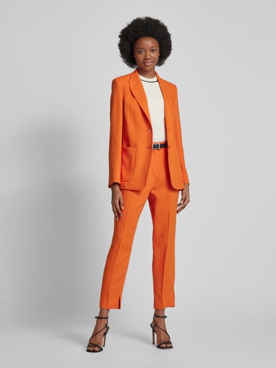 Luisa Cerano Blazer mit Eingrifftaschen Orange 1