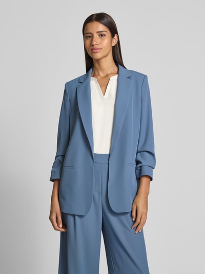 Jake*s Collection Longblazer mit 3/4-Arm Rauchblau 4