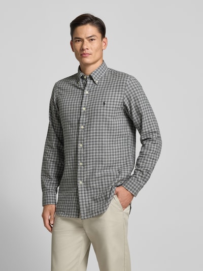 Polo Ralph Lauren Vrijetijdsoverhemd met knoopsluiting Middengrijs - 4