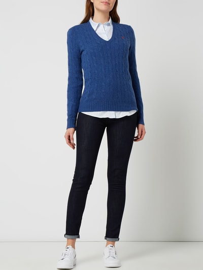 Polo Ralph Lauren Pullover mit Kaschmir-Anteil Modell 'Kimberly' Blau 1