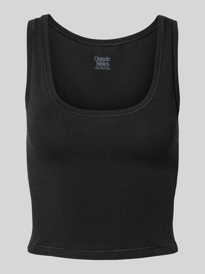 ORGANIC BASICS Slim fit tanktop met katoen Zwart - 1