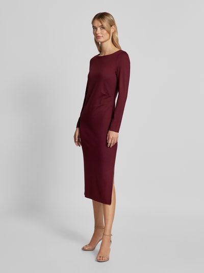 More & More Midi-jurk met plooien Bordeaux - 1