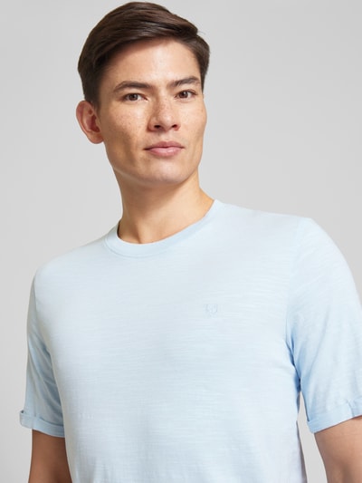 Jack & Jones Premium T-shirt met labeldetail, model 'BLATROPIC' Lichtblauw - 3