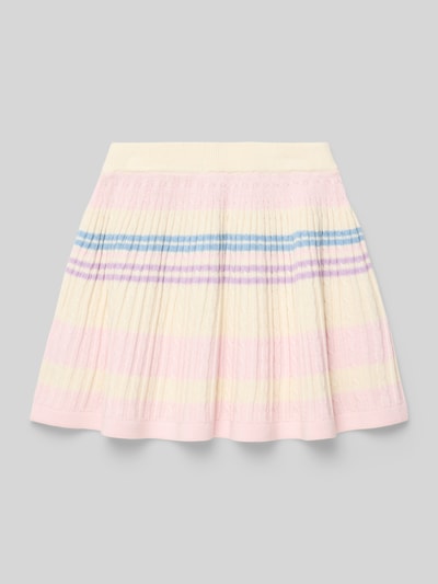 s.Oliver RED LABEL Uitlopende mini-rok van katoenmix Ecru - 3