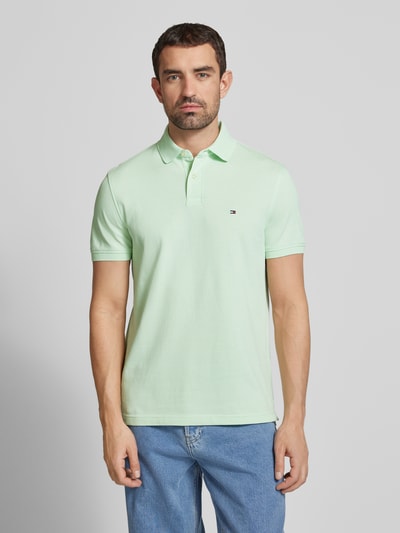 Tommy Hilfiger Regular fit poloshirt met labeldetail Lichtgroen - 4