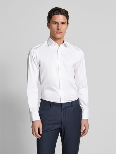Christian Berg Men Regular fit zakelijk overhemd met kentkraag Wit - 4