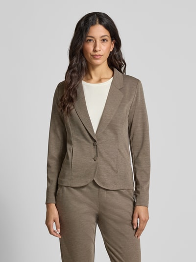 FREE/QUENT Blazer mit Reverskragen Modell 'NANNI' Taupe 4