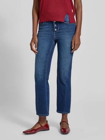 Liu Jo White Bootcut jeans in 5-pocketmodel, model 'PRINCESS' Donkerblauw - 4