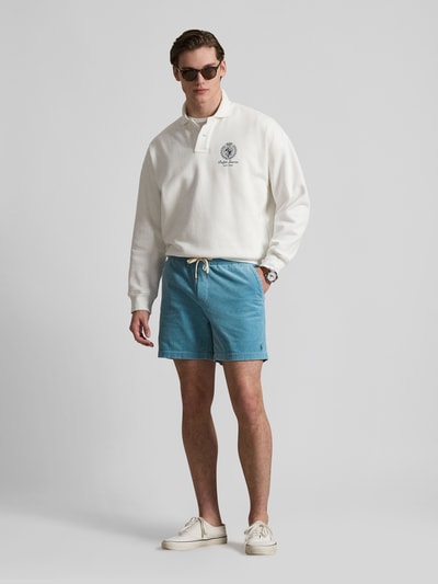 Polo Ralph Lauren Sweatshorts aus reiner Baumwolle Blau 1