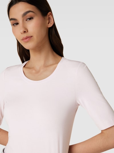 Montego T-shirt met ronde hals Rosé - 3