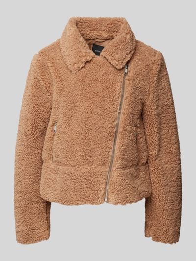 Zero Sherpa Jacket mit Kentkragen Camel 1