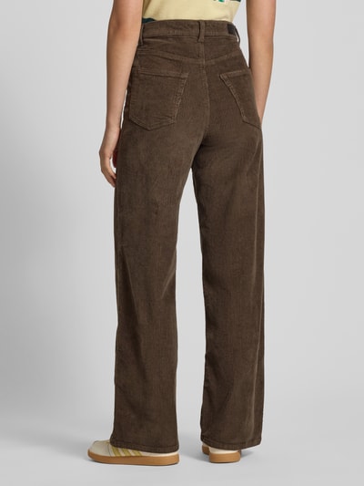 Only Wide Leg Cordhose aus Baumwoll-Mix Modell 'HOPE' Mittelbraun 5