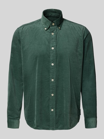 Marc O'Polo Regular fit vrijetijdsoverhemd van puur katoen Rietgroen - 2